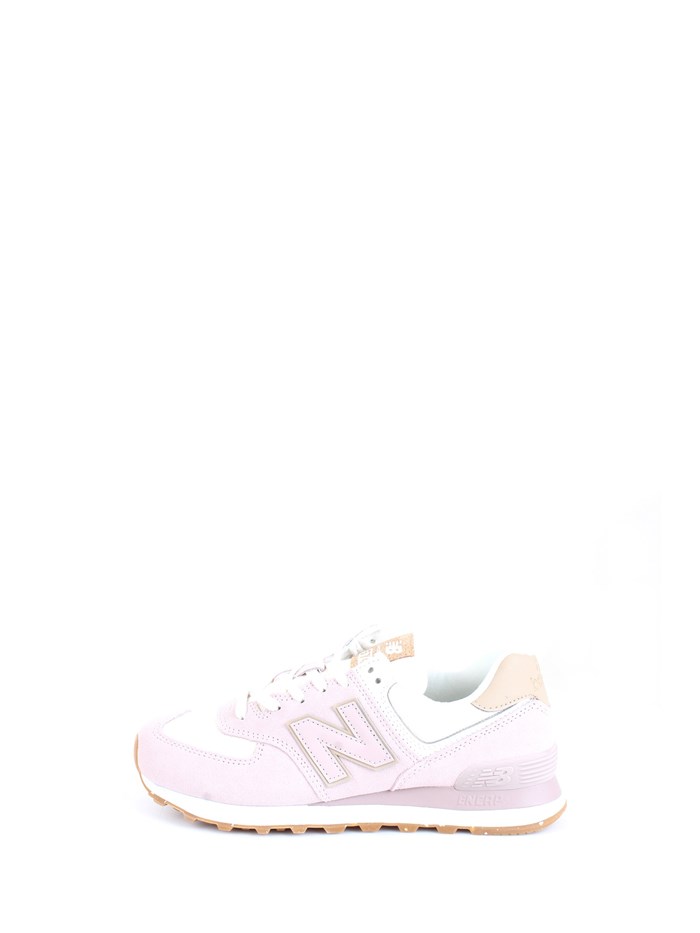 NEW BALANCE WL574 Pink Shoes Woman Sneakers NEW BALANCE WL574 Pink Shoes Woman Sneakers
