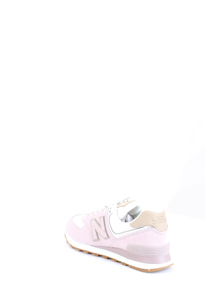 NEW BALANCE WL574 Pink Shoes Woman Sneakers