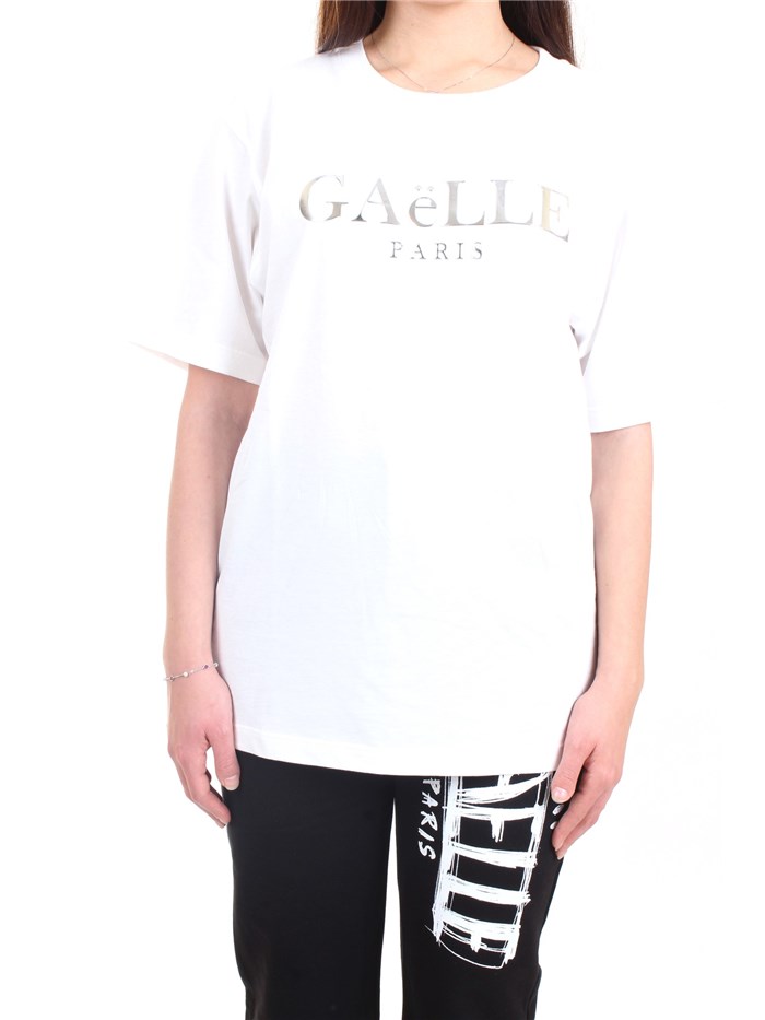 GAELLE PARIS GBD10158 Bianco Abbigliamento Donna T-Shirt