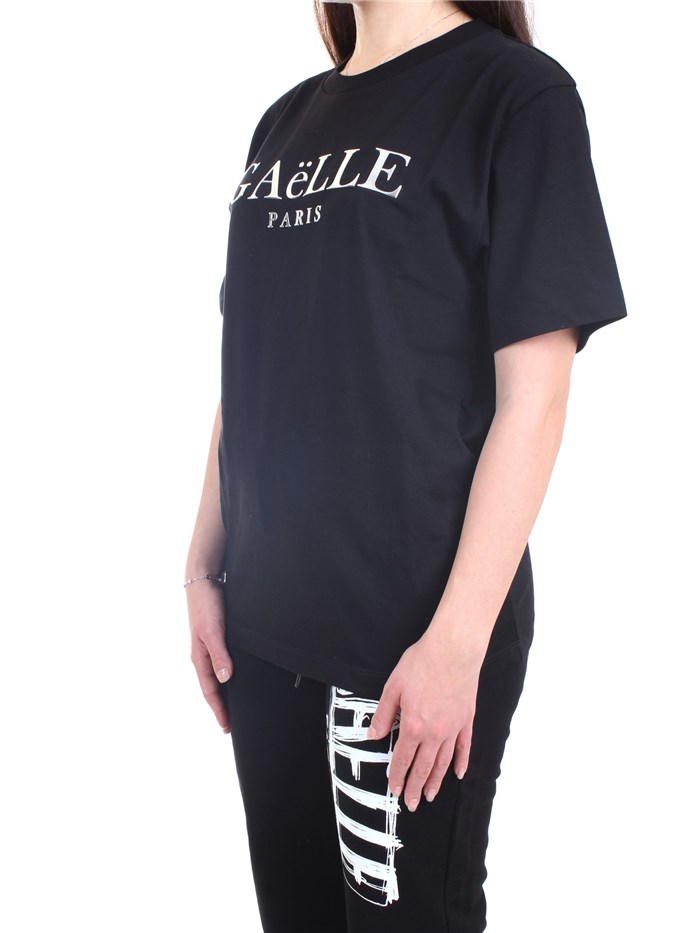 GAELLE PARIS GBD10158 Black Clothing Woman T-Shirt/Polo