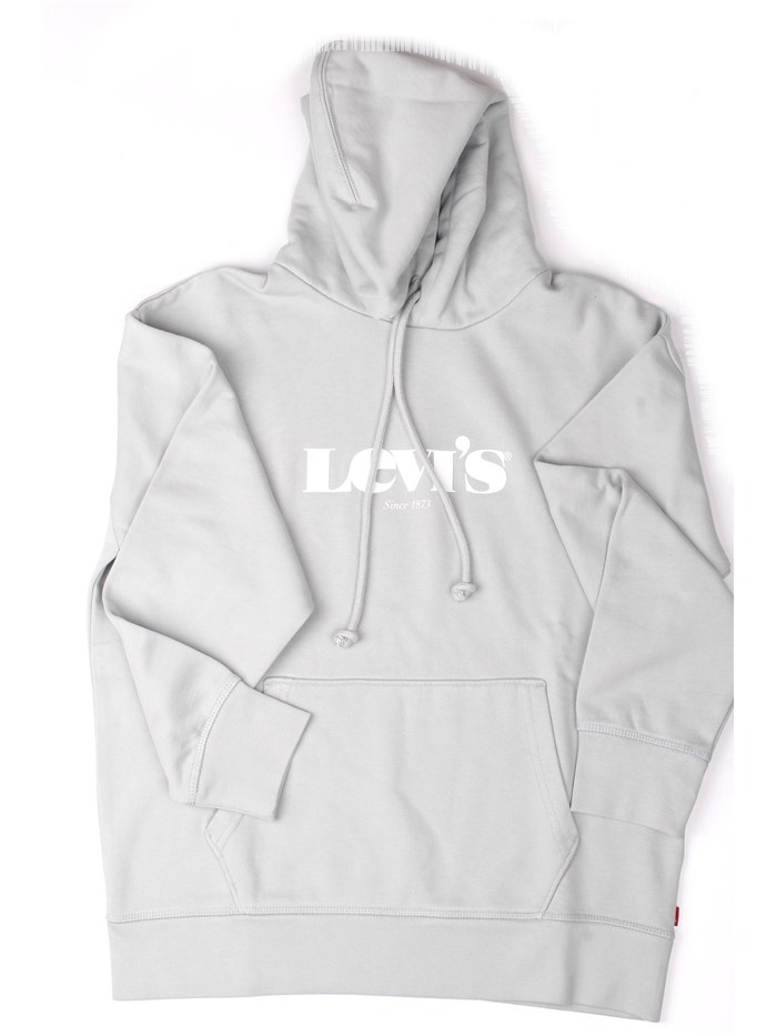 LEVI'S 18487 Grey Clothing Woman Sweater LEVI'S 18487 Grey Clothing Woman Sweater