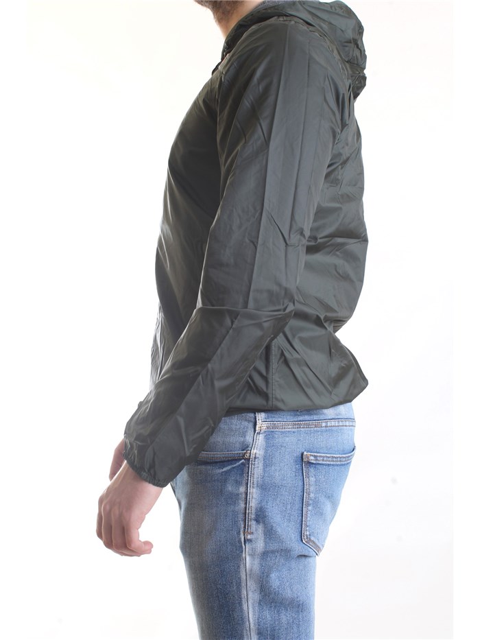 K-WAY K31161W Verde Militare Abbigliamento Uomo Giacca