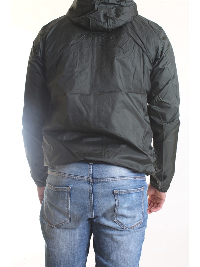 K-WAY K31161W Verde Militare Abbigliamento Uomo Giacca