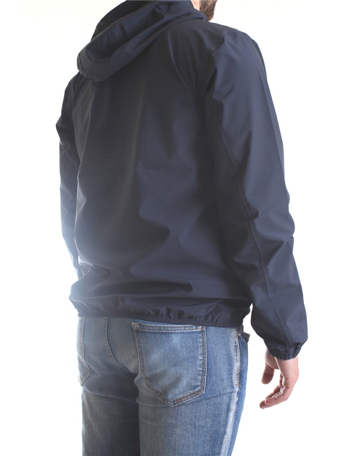 K-WAY K31126W Blue Clothing Man Jacket