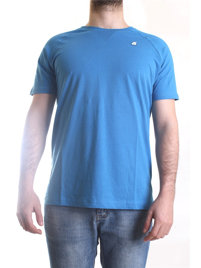 K-WAY K0074Q0 Turquoise Clothing Man T-Shirt/Polo