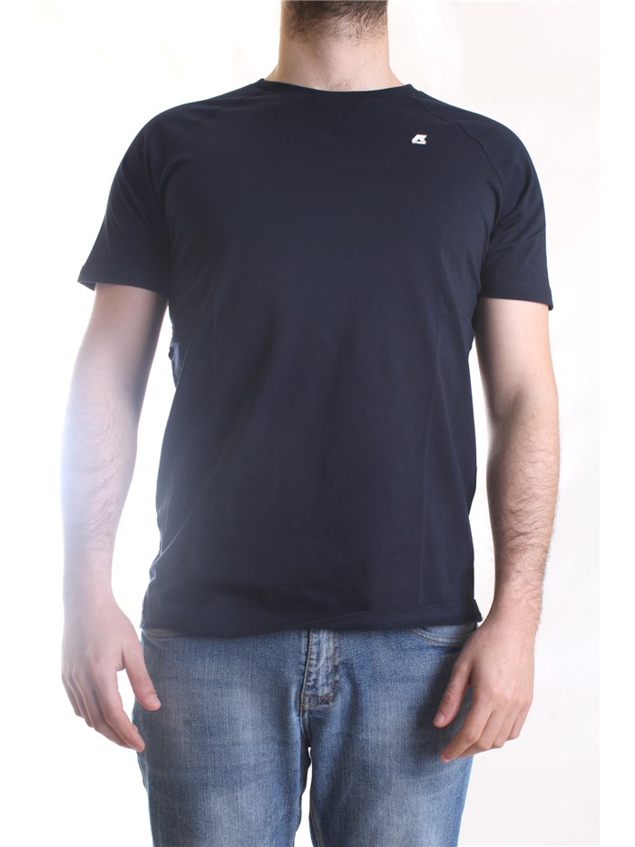 K-WAY K0074Q0 Blue Clothing Man T-Shirt/Polo K-WAY K0074Q0 Blue Clothing Man T-Shirt/Polo