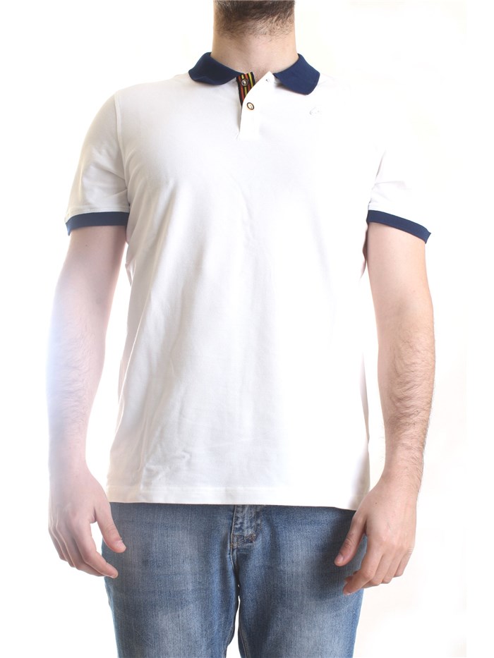 K-WAY K3112MW White Clothing Man Polo shirt