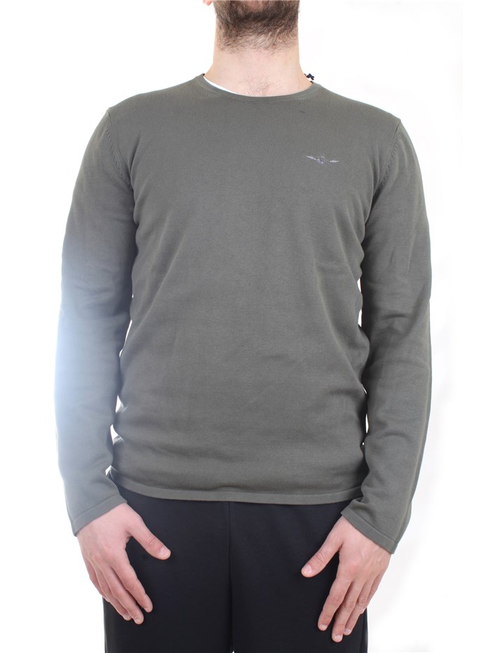 AERONAUTICA MILITARE 221MA1382L237 Military green Clothing Man Sweater AERONAUTICA MILITARE 221MA1382L237 Military green Clothing Man Sweater