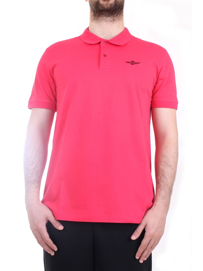 AERONAUTICA MILITARE 221PO1606P178 Corallo Abbigliamento Uomo Polo