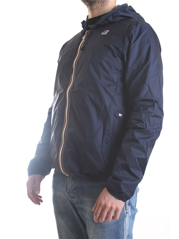 K-WAY K31161W Blue Clothing Man Jacket