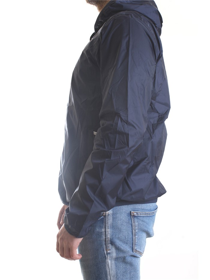 K-WAY K31161W Blue Clothing Man Jacket