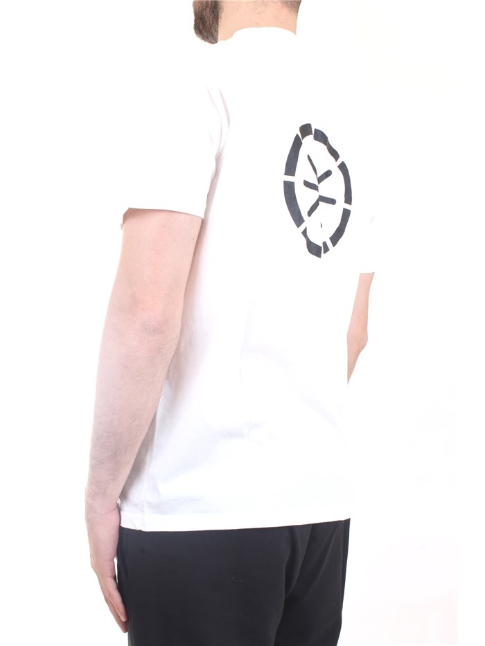 MANUEL RITZ 223344 White Clothing Man T-Shirt/Polo