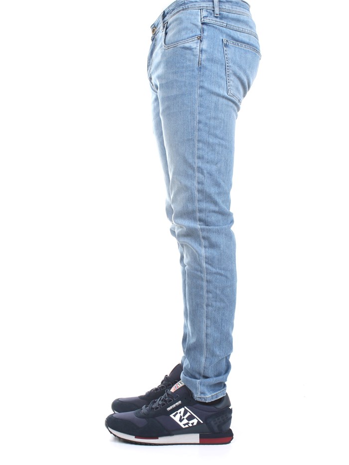 CAMOUFLAGE BEST FIVE D00 A593 Light blue Clothing Man Jeans