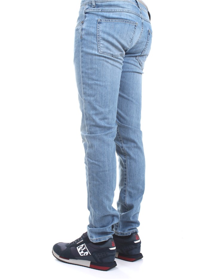 CAMOUFLAGE BEST FIVE D00 A593 Light blue Clothing Man Jeans