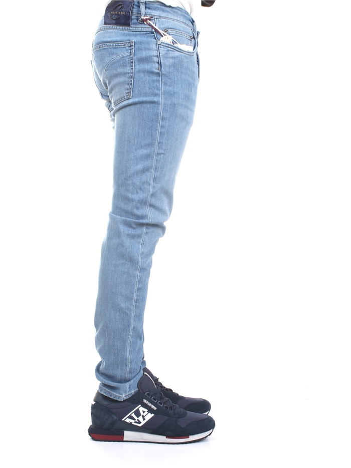 CAMOUFLAGE BEST FIVE D00 A593 Light blue Clothing Man Jeans