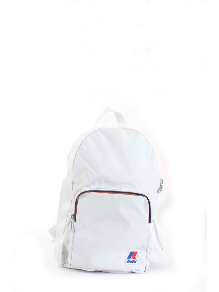 K-WAY K7116IW White Accessories Unisex Backpack