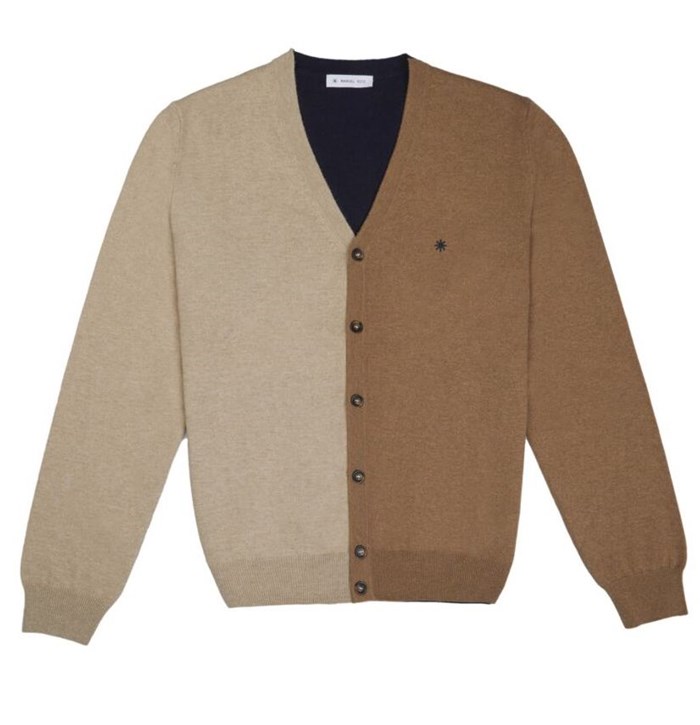 MANUEL RITZ 3532M515 Marrone Abbigliamento Uomo Cardigan