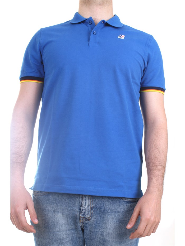 K-WAY K008J50 Royal Clothing Man Polo shirt K-WAY K008J50 Royal Clothing Man Polo shirt