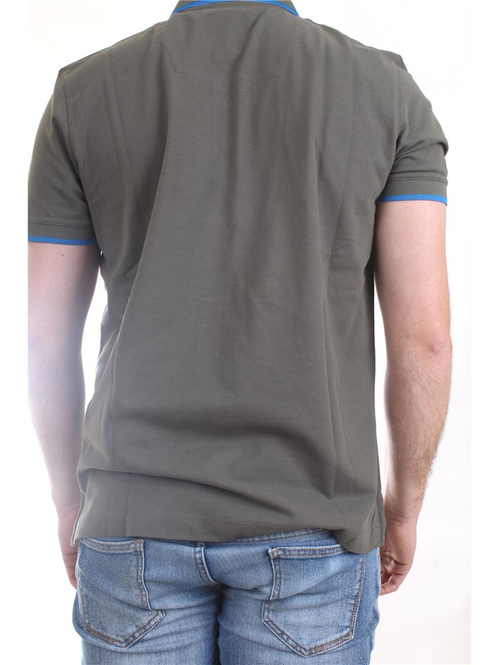 AERONAUTICA MILITARE 221PO1604P82 Military green Clothing Man Polo shirt