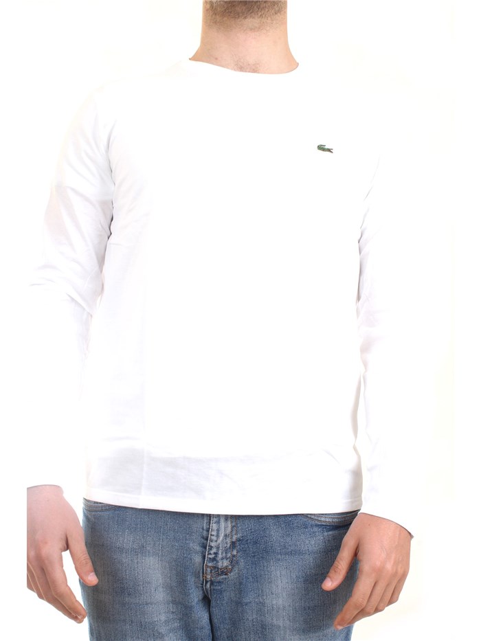 Lacoste TH6712 00 White Clothing Man T-Shirt/Polo Lacoste TH6712 00 White Clothing Man T-Shirt/Polo