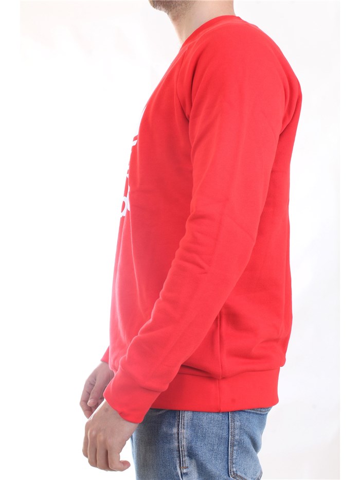 ADIDAS ORIGINALS HE9489 Rosso Abbigliamento Uomo Felpa