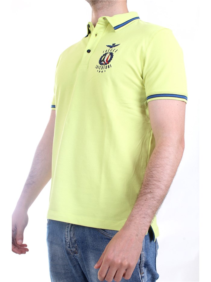 AERONAUTICA MILITARE 221PO1599P191 lime Abbigliamento Uomo Polo