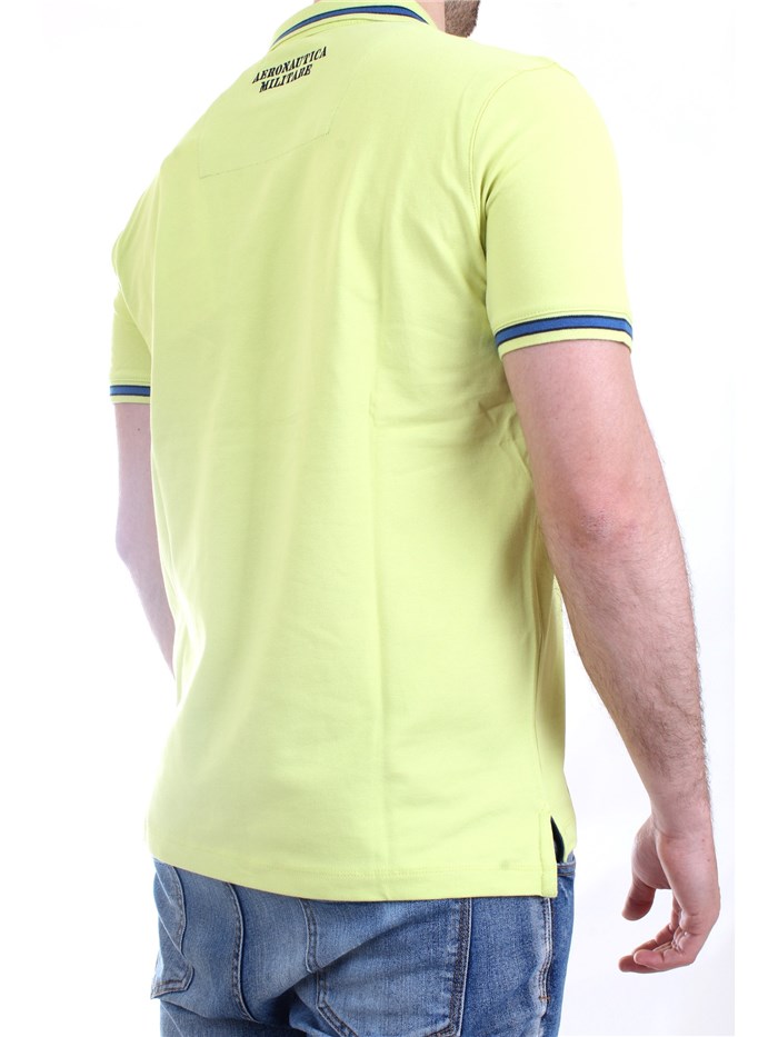 AERONAUTICA MILITARE 221PO1599P191 lime Abbigliamento Uomo Polo