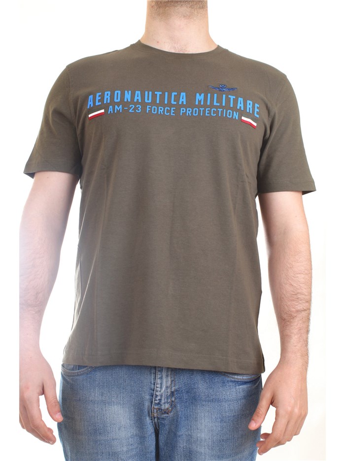 AERONAUTICA MILITARE 221TS1942J538 Military green Clothing Man T-Shirt/Polo AERONAUTICA MILITARE 221TS1942J538 Military green Clothing Man T-Shirt/Polo