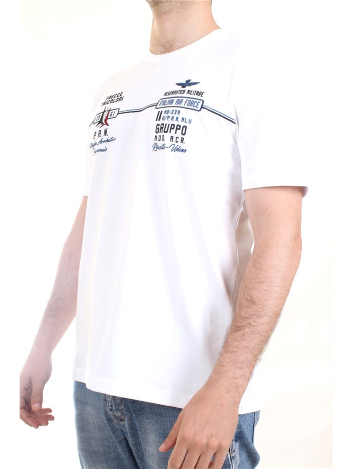 AERONAUTICA MILITARE 221TS1941J534 White Clothing Man T-Shirt/Polo
