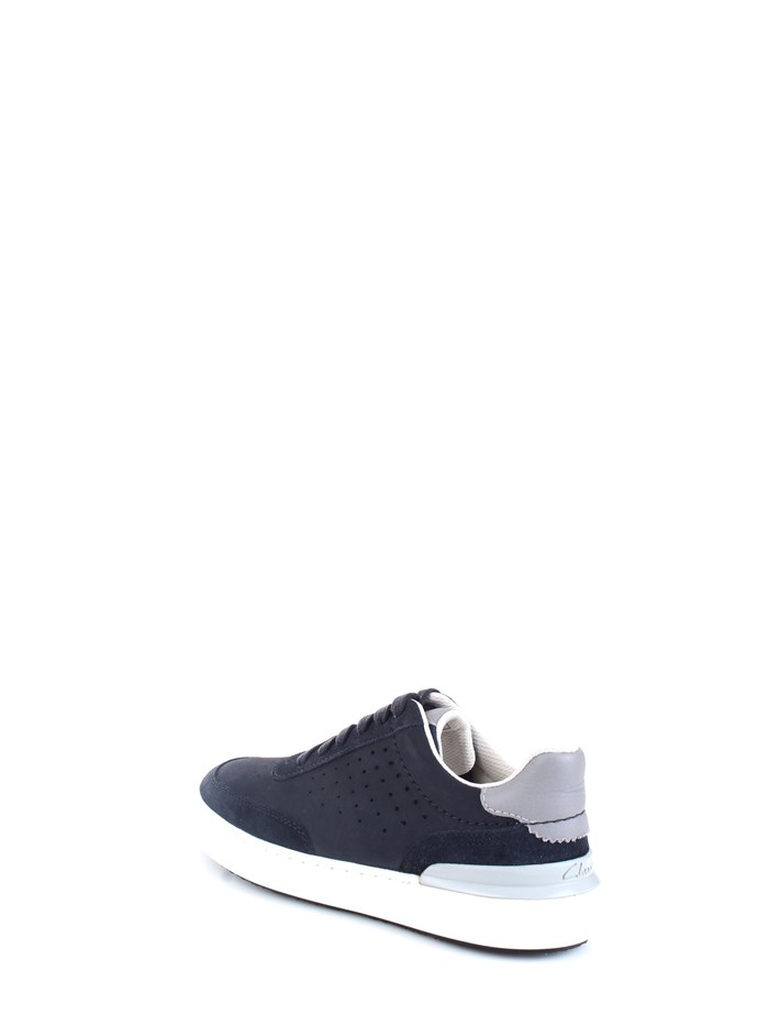 Clarks COURTLITE TOR Blue Shoes Man Sneakers