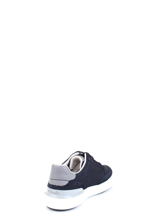 Clarks COURTLITE TOR Blue Shoes Man Sneakers