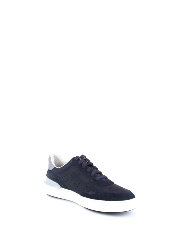 Clarks COURTLITE TOR Blue Shoes Man Sneakers