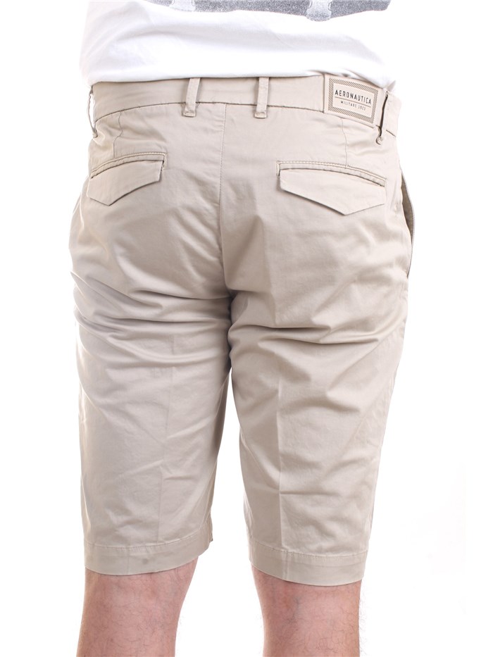 AERONAUTICA MILITARE 221BE152CT2946 Beige Clothing Man Shorts