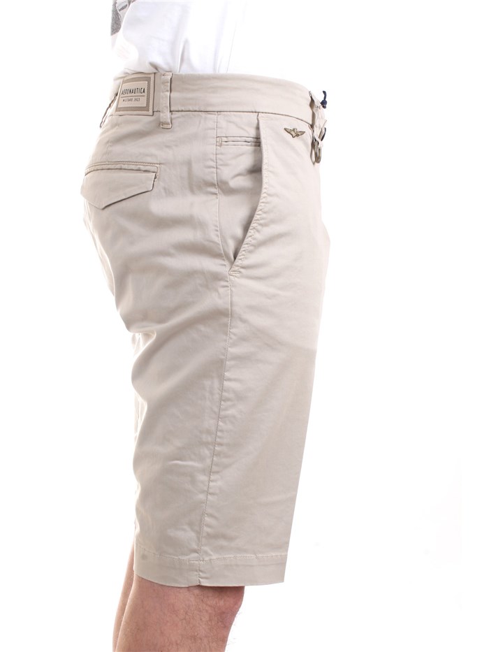 AERONAUTICA MILITARE 221BE152CT2946 Beige Clothing Man Shorts