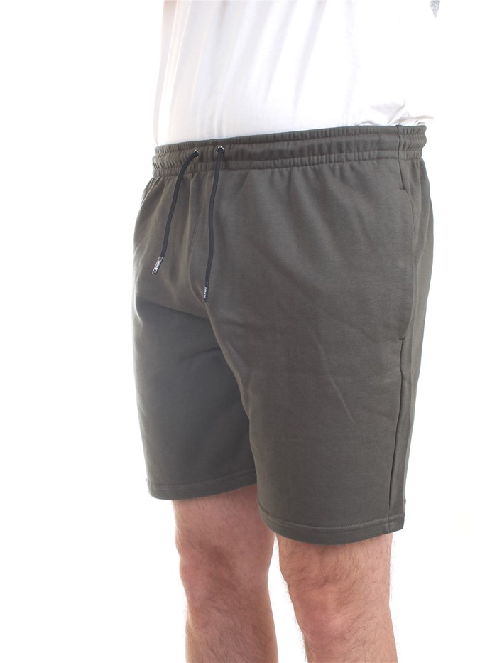 K-WAY K71213W Military green Clothing Man Shorts