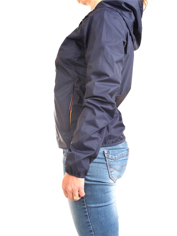 K-WAY K111NLW Blue Clothing Woman Jacket