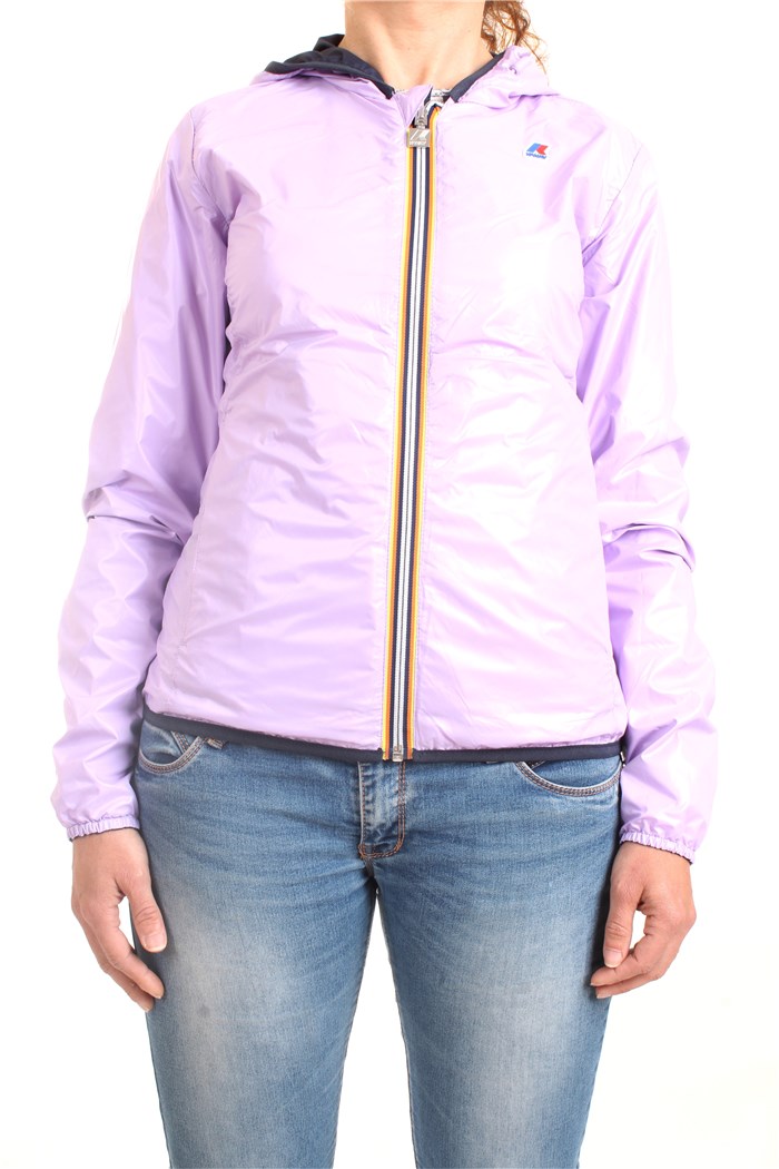 K-WAY K111NLW Blue Clothing Woman Jacket