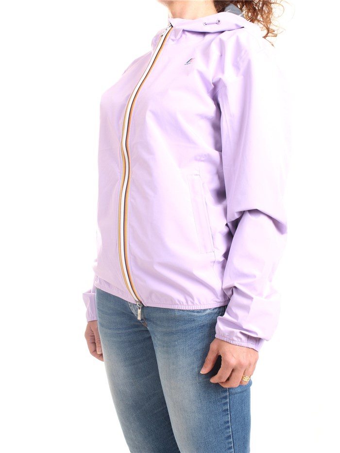 K-WAY K111NQW lilac Clothing Woman Jacket