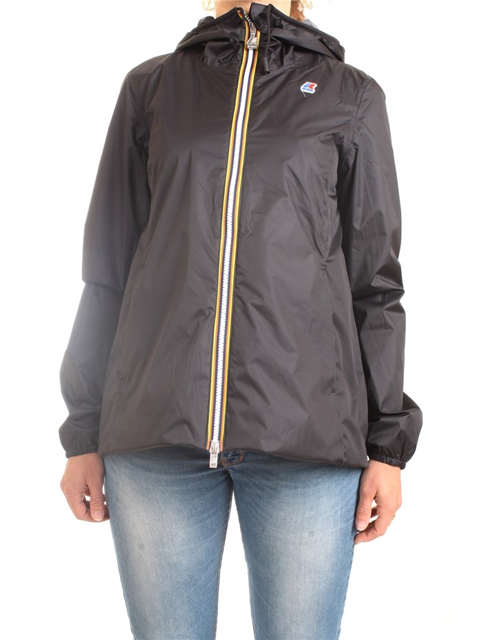 K-WAY K31169W Black Clothing Woman Jacket K-WAY K31169W Black Clothing Woman Jacket