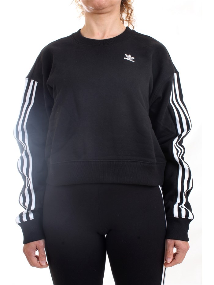 ADIDAS ORIGINALS HC2064 Nero Abbigliamento Donna Felpa