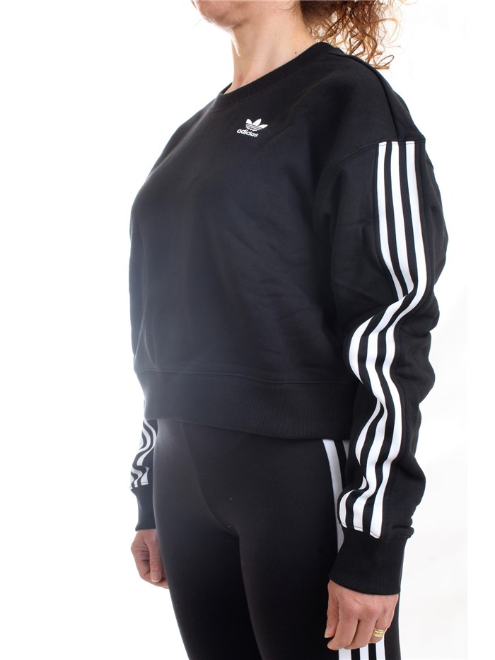 ADIDAS ORIGINALS HC2064 Nero Abbigliamento Donna Felpa