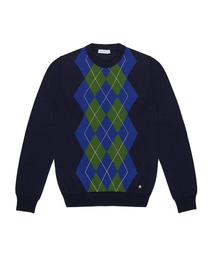 MANUEL RITZ 3732M532_243856 Blu Abbigliamento Uomo Maglia