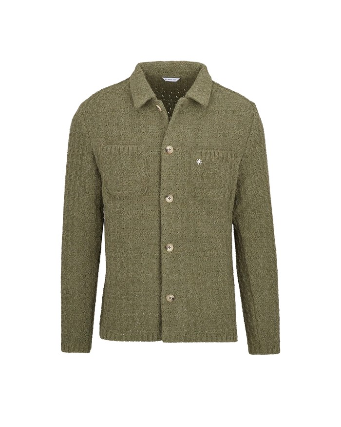 MANUEL RITZ 3732M591_243864 Green Clothing Man Jacket