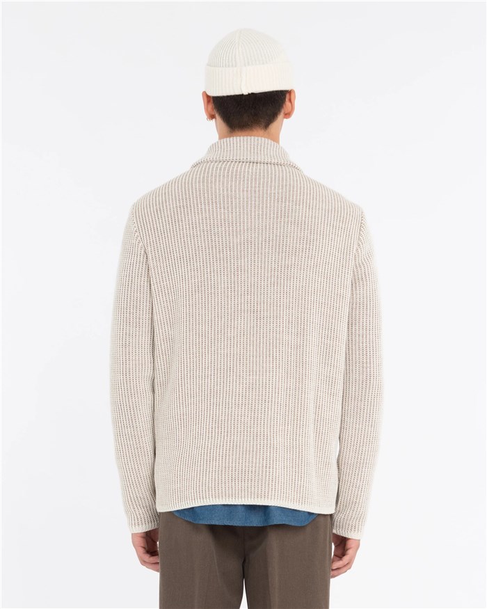 MANUEL RITZ 3732M593_243860 Beige Clothing Man Jacket