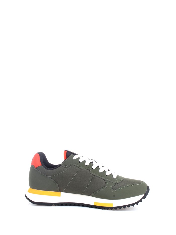 SUN68 Z42120 Military green Shoes Man Sneakers
