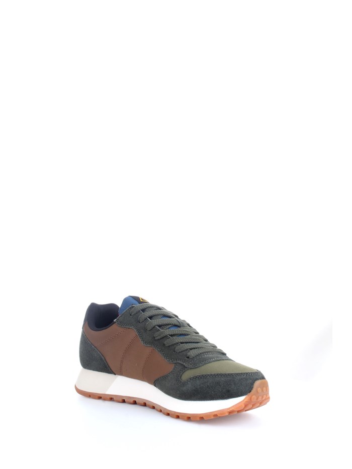 SUN68 Z42114 Military green Shoes Man Sneakers