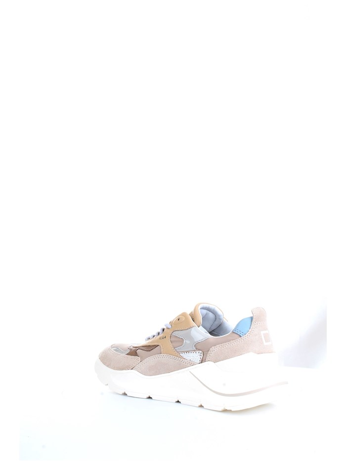 D.A.T.E. W371-FG-NY Beige Shoes Woman Sneakers