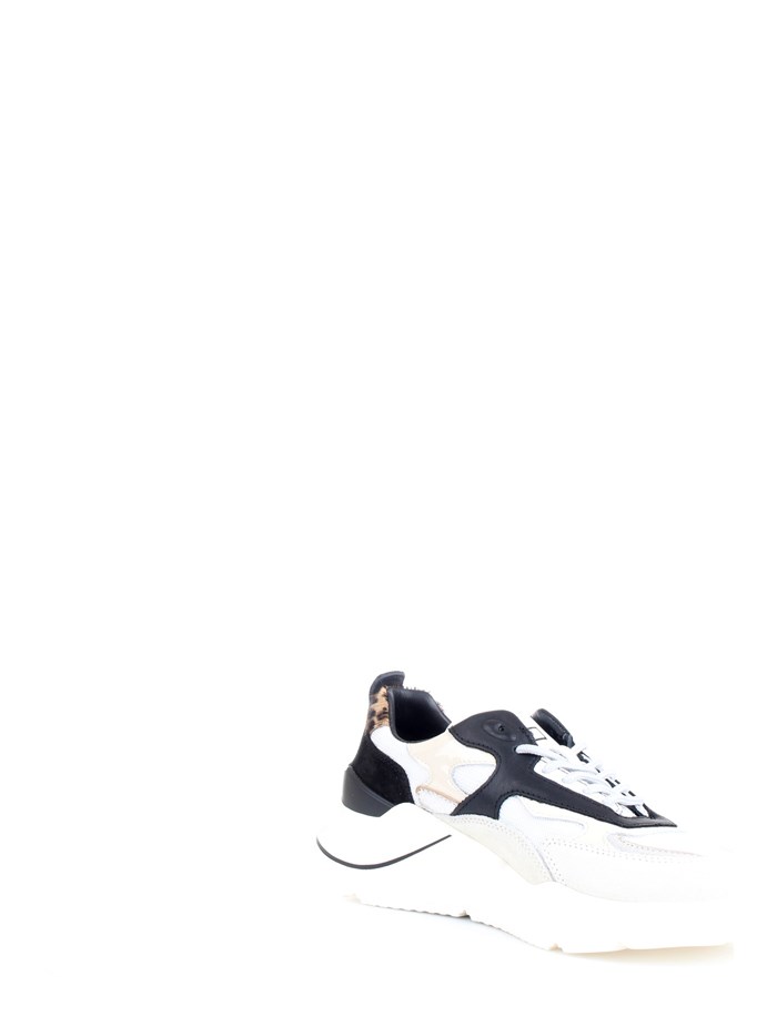 D.A.T.E. W371-FG-PN-WD Bianco Scarpe Donna Sneakers