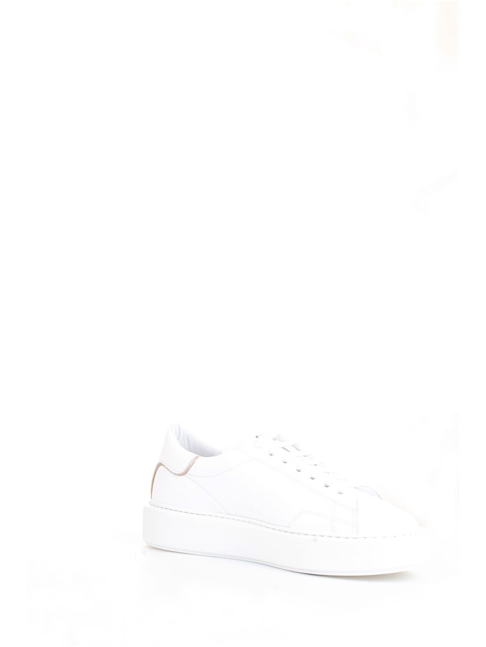 D.A.T.E. W371-SF-CA White Shoes Woman Sneakers