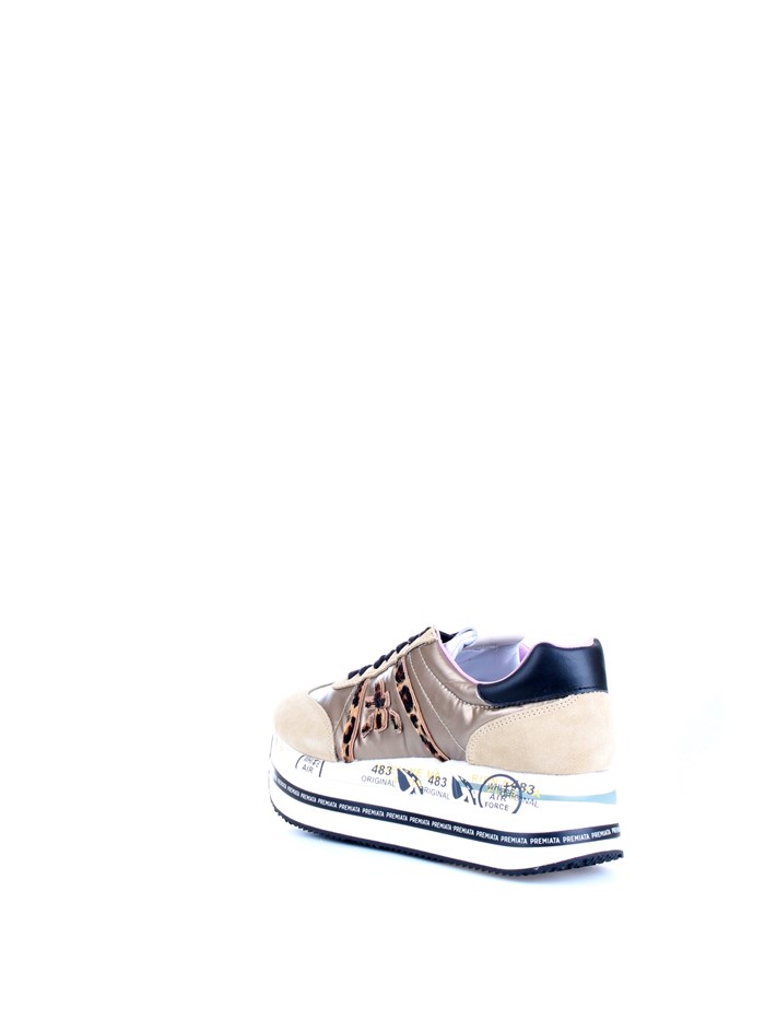 PREMIATA 6018 Beige Shoes Woman Sneakers